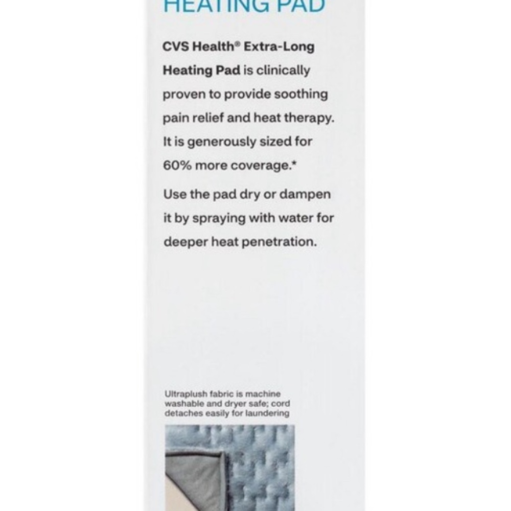CVS Extra-Long Heating Pad - Picture 6 of 9